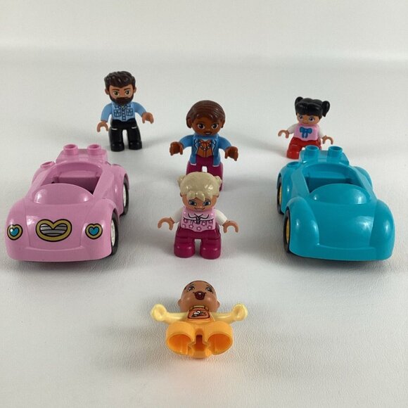 Lego Duplo Family Car Vehicle Minifig Lot Toddler First Building Toy Cars Family - Picture 3 of 7